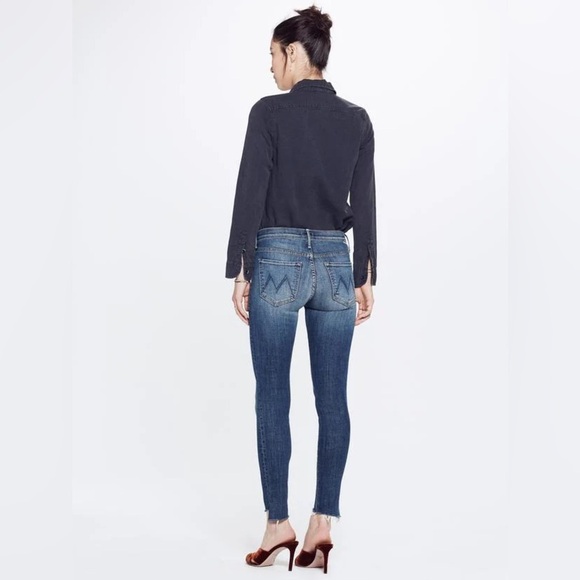 MOTHER DENIM The Looker Ankle Step Fray Can't Leave It Alone size 28 - Picture 1 of 10